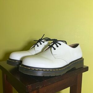 Dr. Martens 1461 White Smooth Leather Oxfords